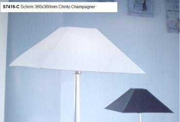 Neuhaus Design Schirm Pyramidenform 360x360mm Chintz-Champagner